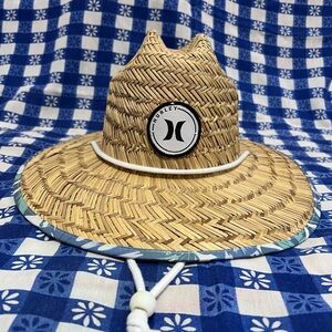 Hurley Women’s Natural Straw Hat with White Band